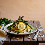 Vegan Lemon Asparagus Pasta