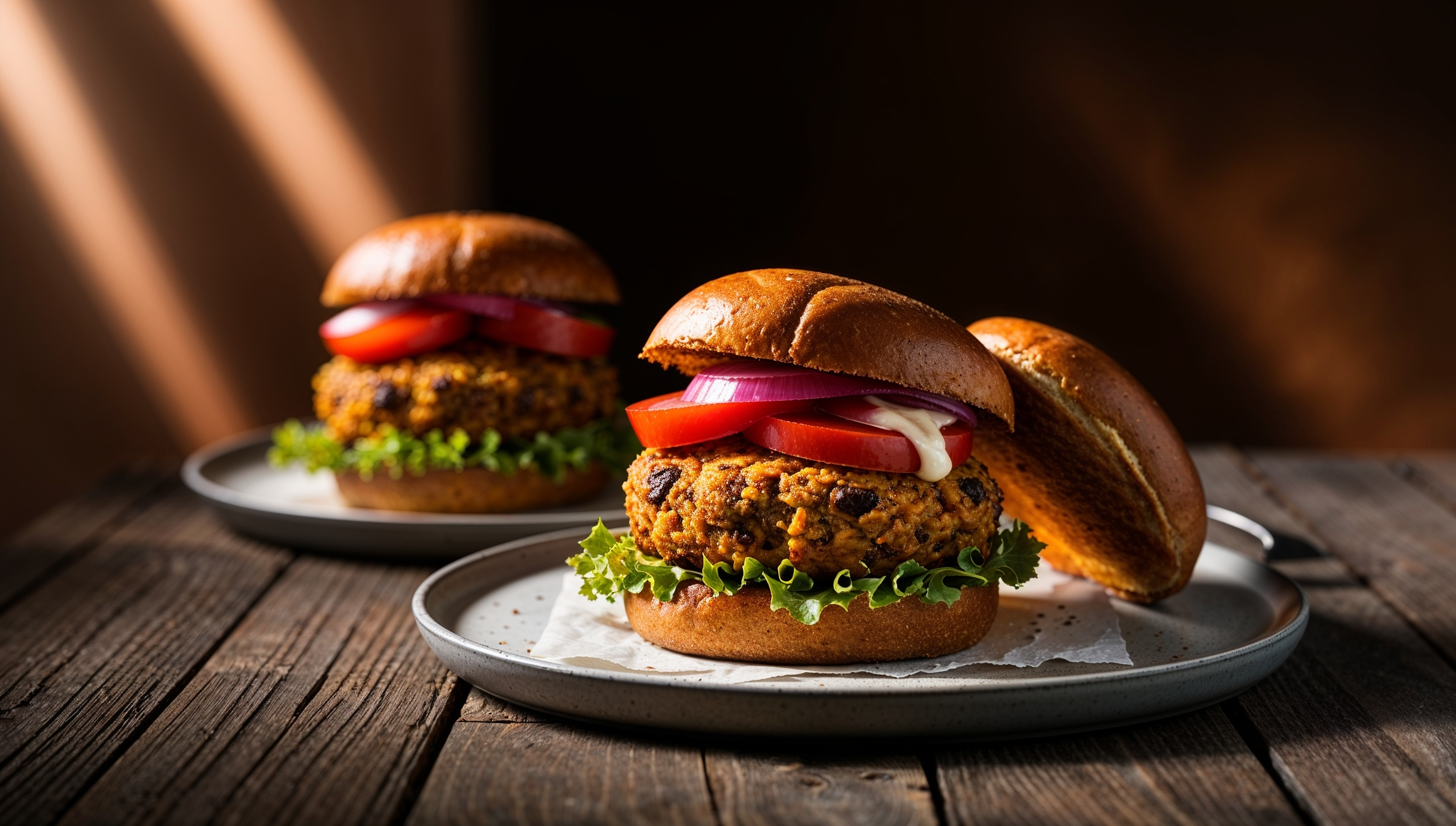 Vegan Sweet Potato Burgers