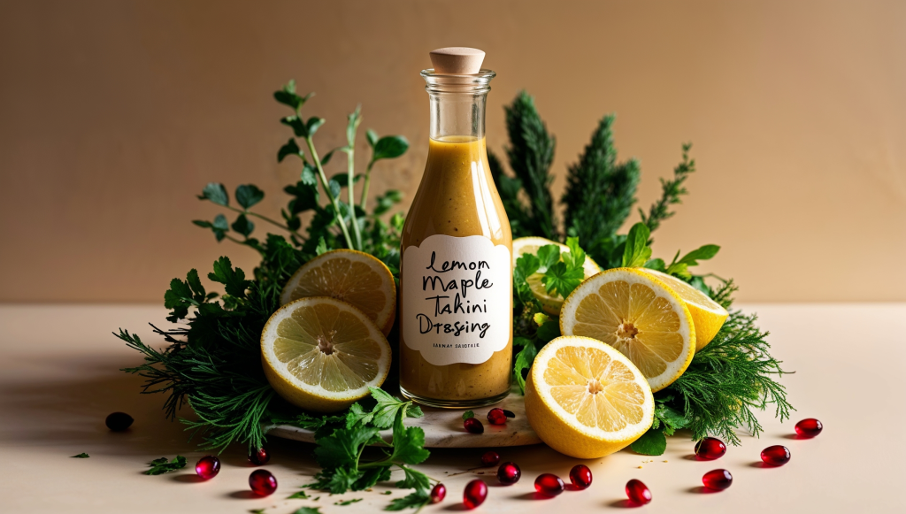 Lemon Maple Tahini Dressing