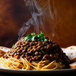 Classic Vegan Spaghetti with Lentil Sauce