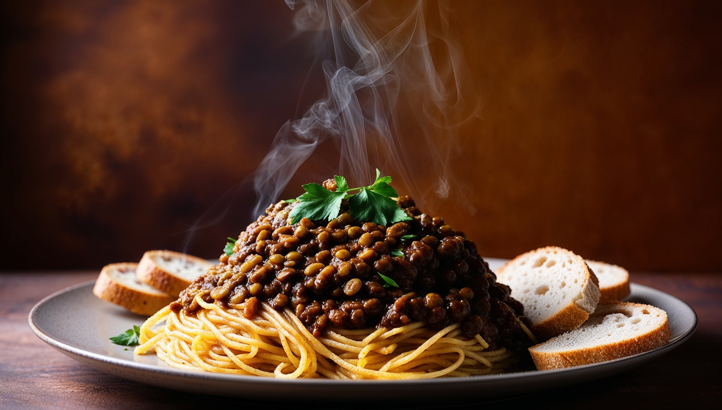 Classic Vegan Spaghetti with Lentil Sauce