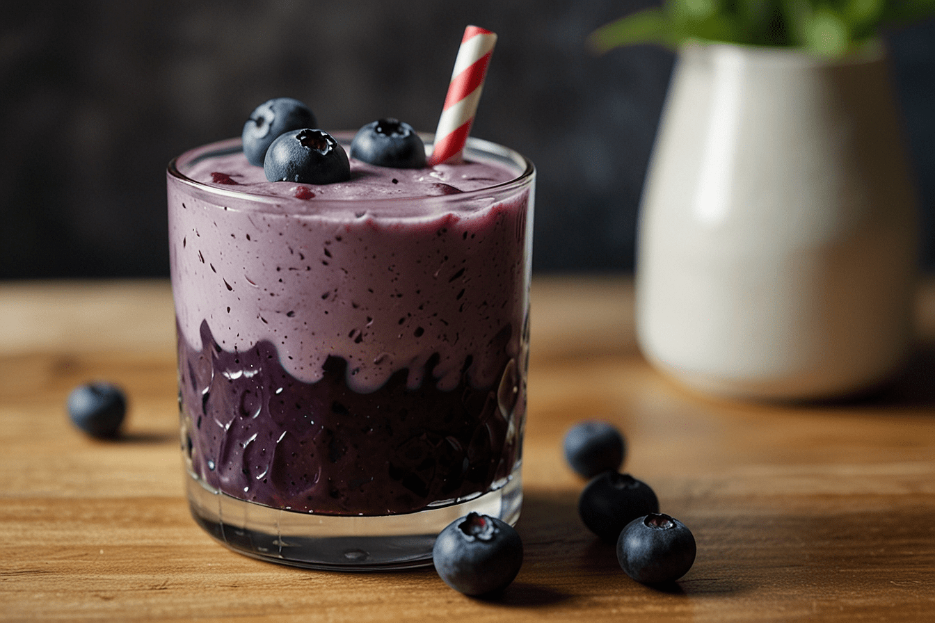 Vegan Yakult Blueberry Recipe