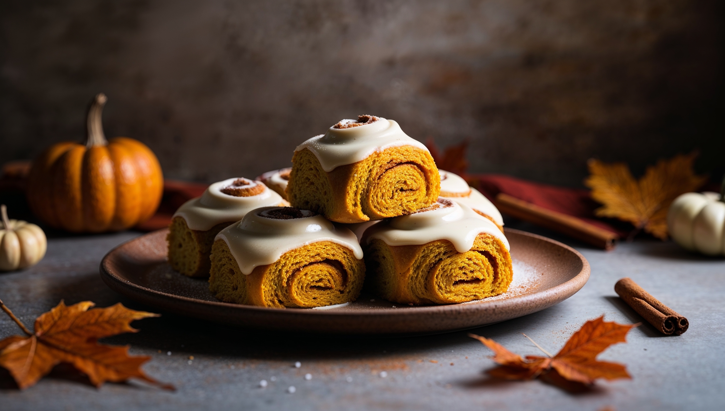 Vegan Pumpkin Spice Cinnamon Rolls Recipe