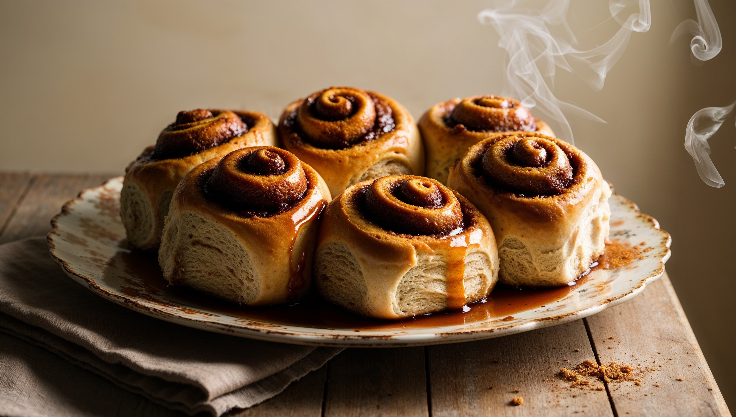 Vegan Chai-Spiced Cinnamon Rolls Recipe