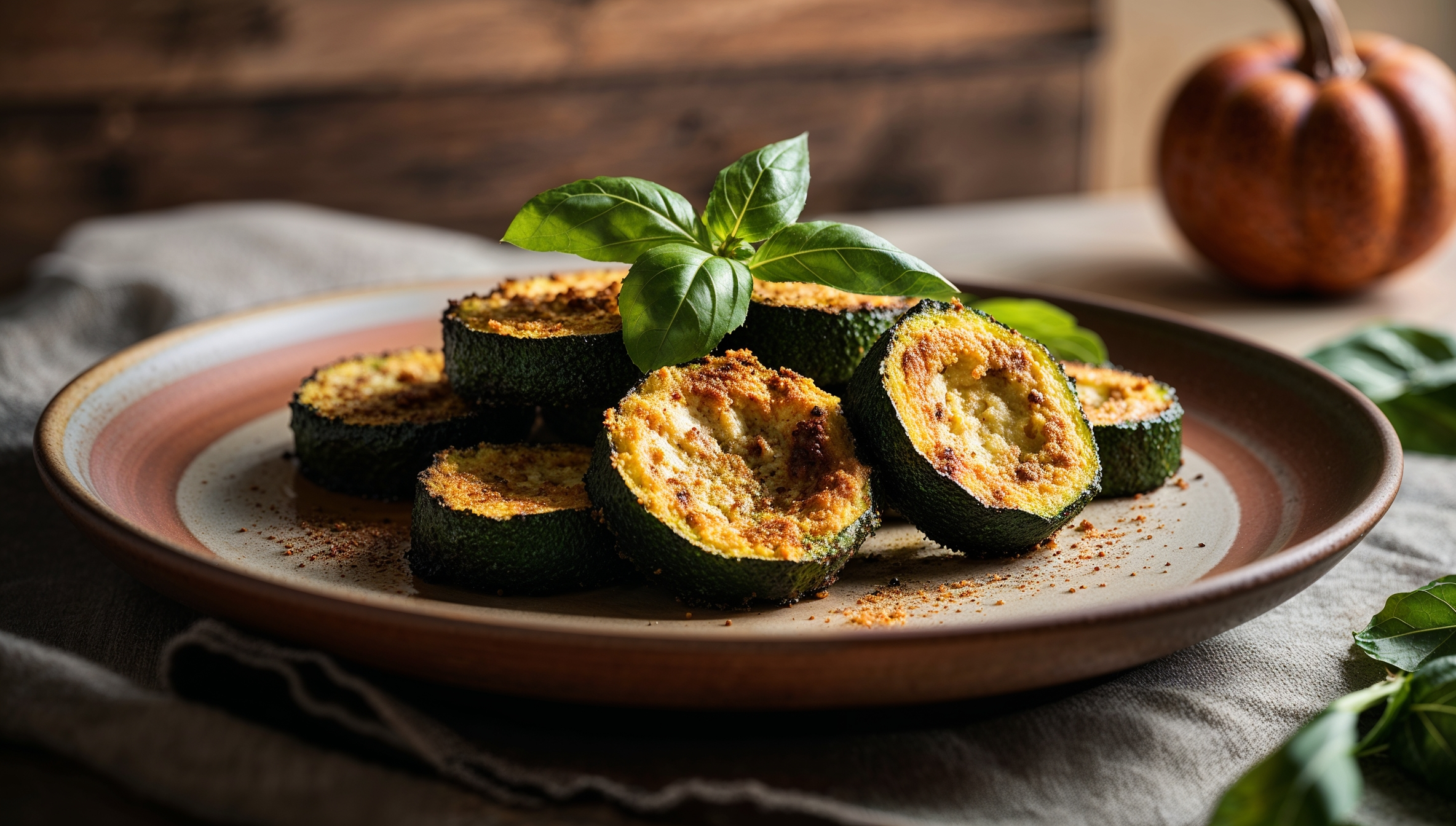 Vegan Air Fried Zucchini