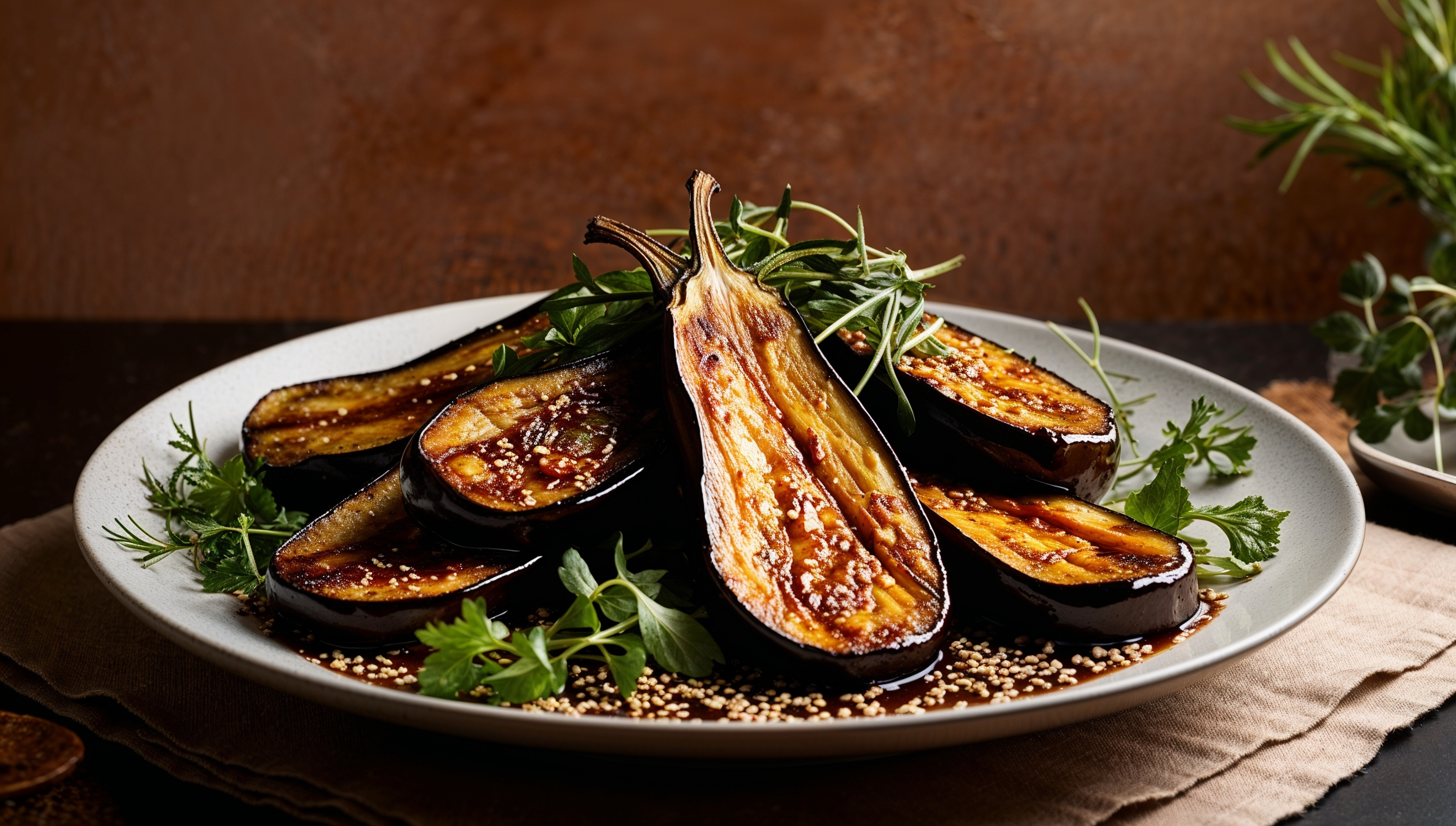 Miso Glazed Eggplant Recipe