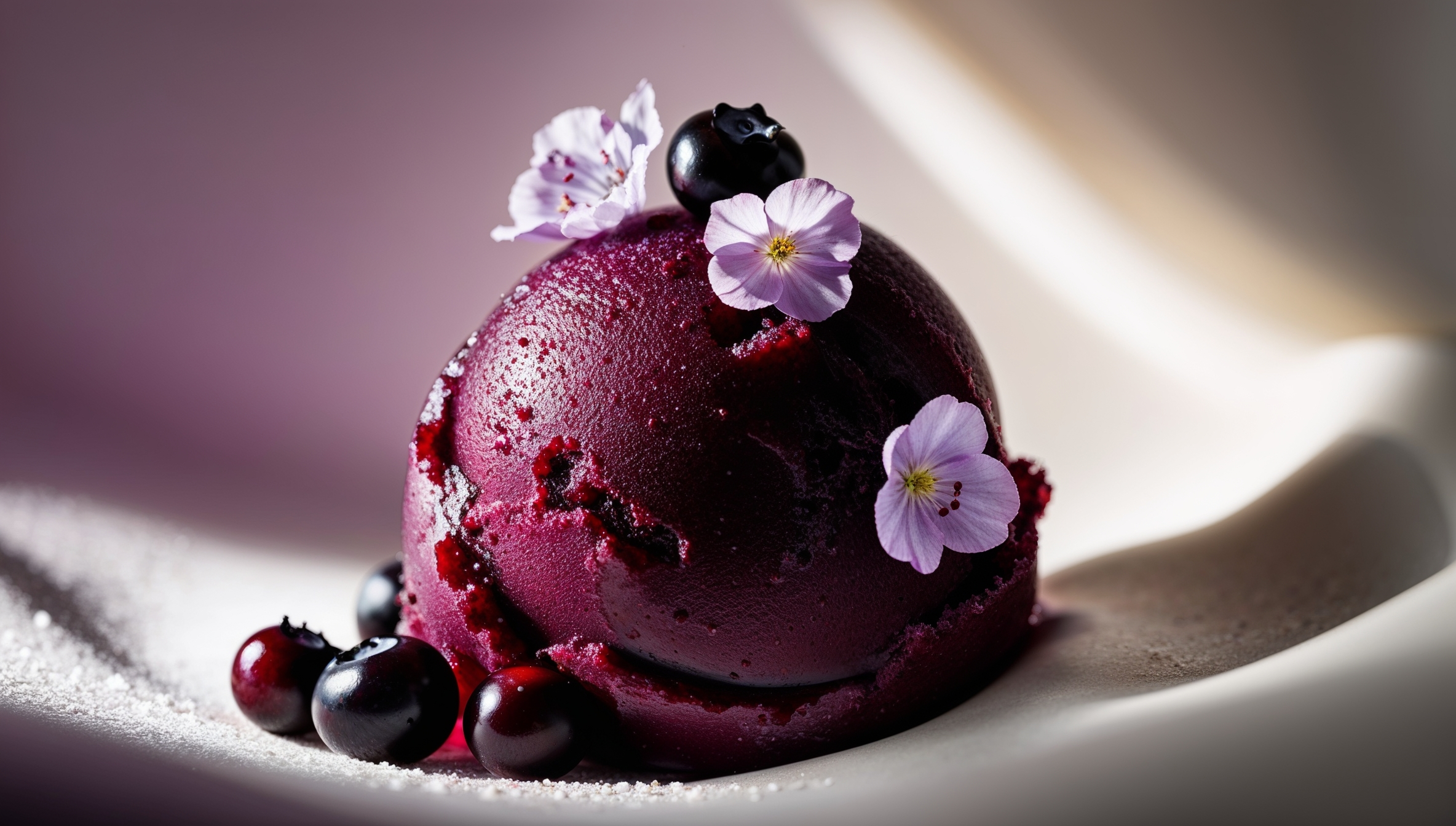 Vegan Elderberry Sorbet: A fruity and Floral Flavor that is Both Refreshing and Unique