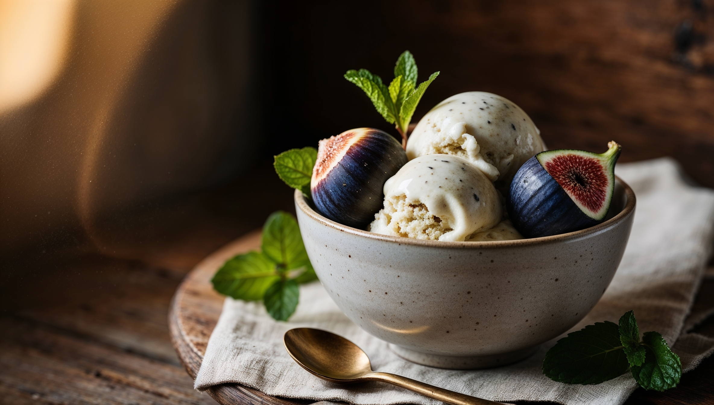 Making Vegan Fig Gelato