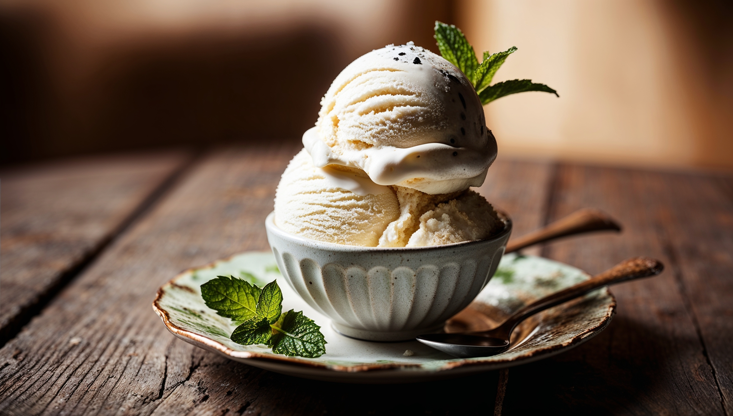 Vegan Vanilla Ice Cream (Ice Cream Machine)