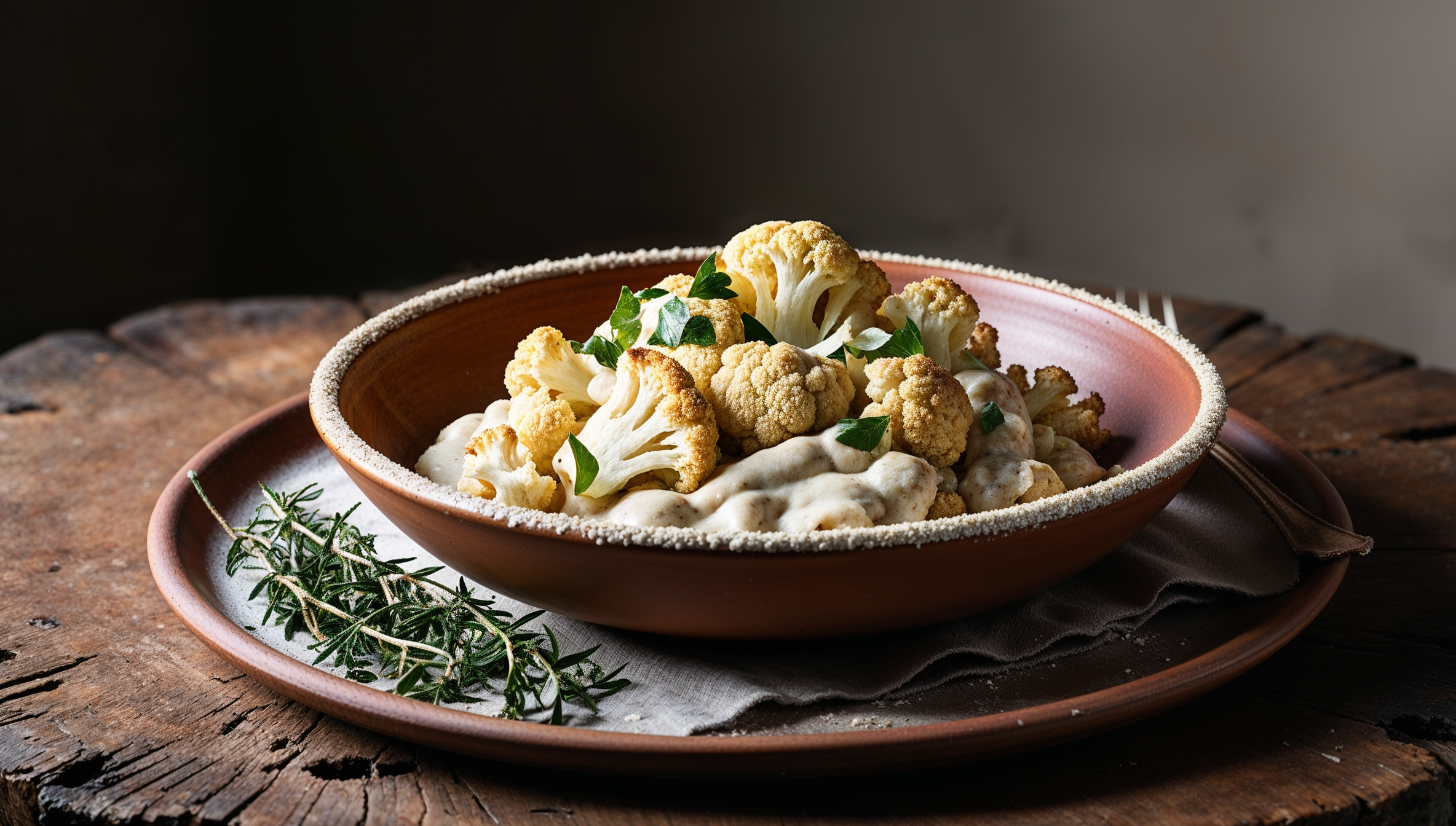 vegan roasted cauliflower alfredo recipe​